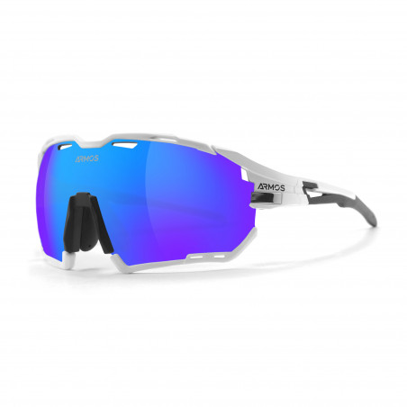 SUNGLASSES ARMOS ELIUS - WHITE - REVO BLUE