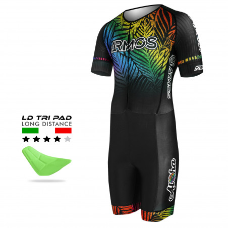 TRI SUIT SS - LD ARMOS ALOHA 2.0 BLACK