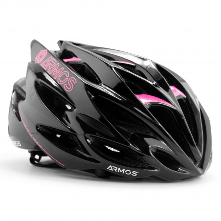 ARMOS METEOR HELMET – BLACK/ FLUO PINK