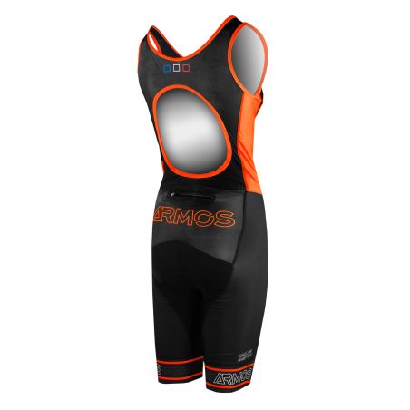 TRIFONCTION FEMME CD ARMOS NEON ORANGE FLUO SM