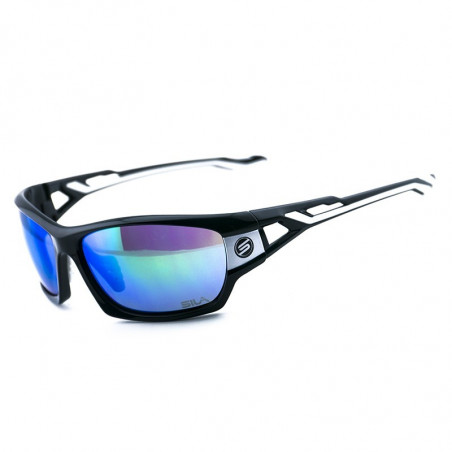 SUNGLASSES SILA VIPER - BLACK - REVO SILVER