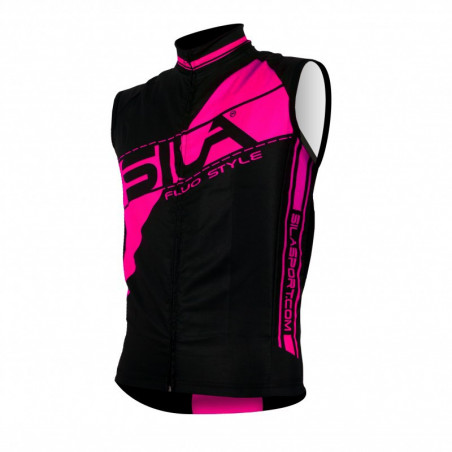 GILET COUPE VENT SILA FLUO STYLE 3 ROSE