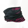 BANDANA NECK multifunction SILA - SS CREATIVITY BLACK/PINK