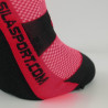 SOCKS SILA - RED / BLACK