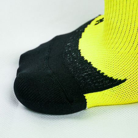 CHAUSSETTES TECHNICS SILA - Courtes JAUNE FLUO / NOIR