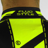 MAILLOT FLUO STYLE 3 JAUNE Manches courtes