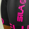 CUISSARD CYCLISME FLUO STYLE 3 ROSE