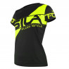 MAILLOT RUNNING FEMME - SILA FLUO STYLE 3 JAUNE - Manches courtes