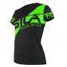 MAILLOT RUNNING FEMME - SILA FLUO STYLE 3 VERT - Manches courtes