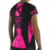 MAILLOT RUNNING FEMME - SILA FLUO STYLE 3 ROSE - Manches courtes