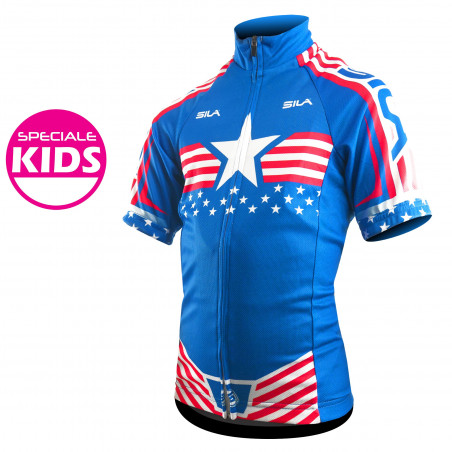 MAILLOT KIDS AMERICAN WARRIOR - Manches courtes