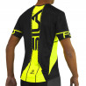 MAILLOT RUNNING HOMME - SILA FLUO STYLE 3 JAUNE - Manches courtes