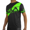 MAILLOT RUNNING HOMME - SILA FLUO STYLE 3 VERT - Manches courtes