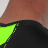 MAILLOT RUNNING HOMME - SILA FLUO STYLE 3 VERT - Manches courtes