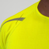 MAILLOT RUNNING - SILA PRIME JAUNE FLUO - Manches courtes