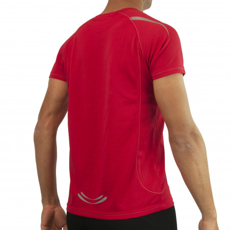 MAILLOT RUNNING - SILA PRIME ROUGE - Manches courtes