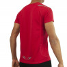 MAILLOT RUNNING - SILA PRIME ROUGE - Manches courtes