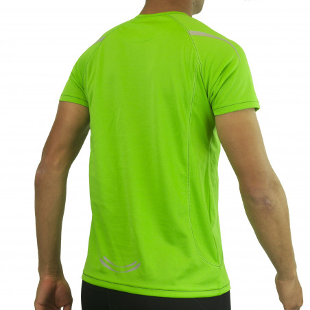 MAILLOT RUNNING - SILA PRIME VERT - Manches courtes